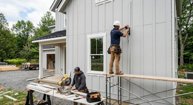 Batten Siding Installation in Acton, ME