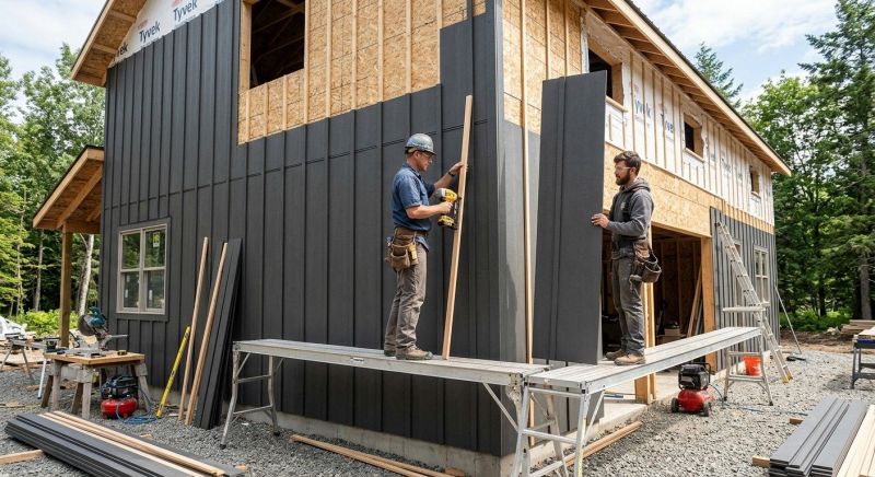 Batten Siding Installation in East Waterboro, ME