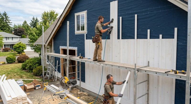 Batten Siding Installation in Old Orchard Beach, ME