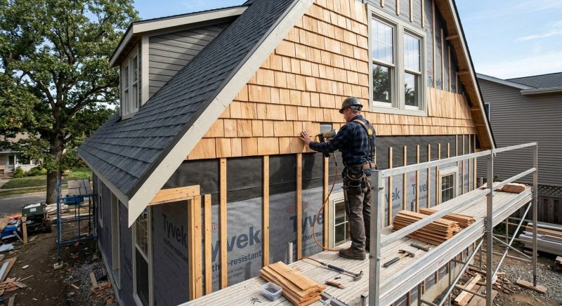 Cedar Siding Installation in Limington, ME