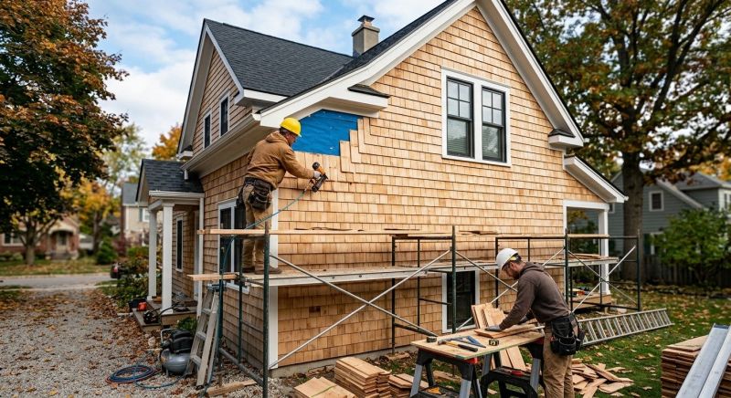 Cedar Siding Installation in South Portland, ME
