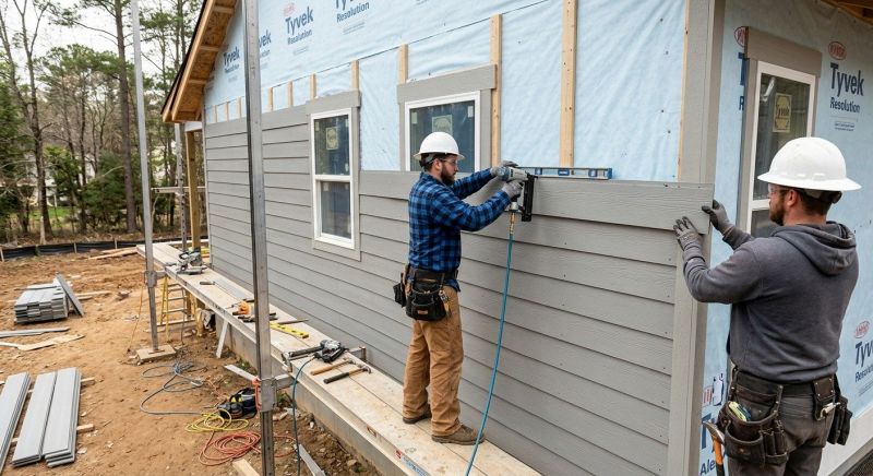 Cement Siding Installation in Falmouth, ME