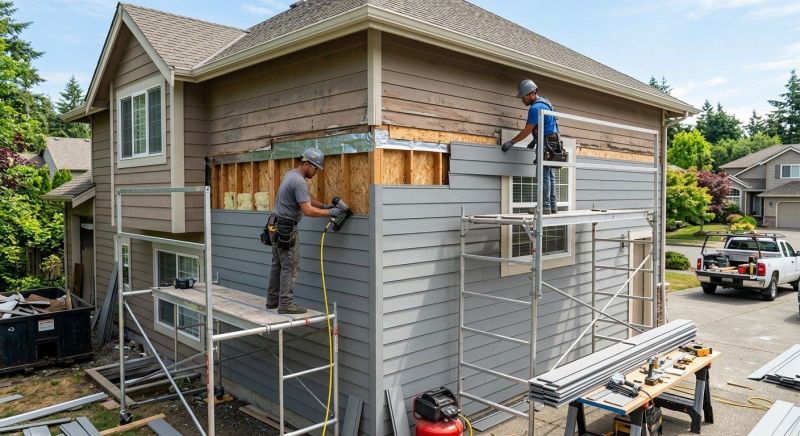 Cement Siding Replacement in Cumberland Center, ME