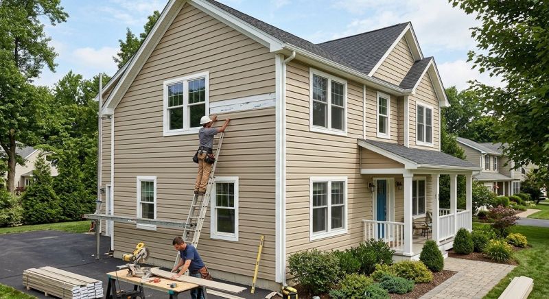 Dutch Lap Siding Installation in Saco, ME