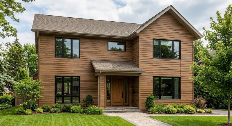 Faux Wood Siding Installation in Kennebunkport, ME