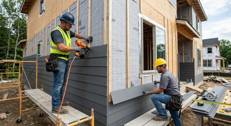 Fiber Siding Installation in Lebanon, ME