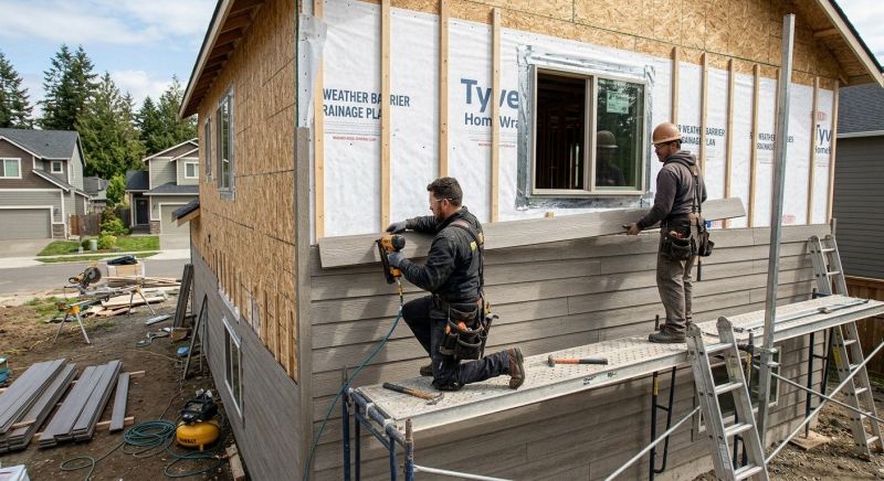 Fiber Siding Installation in Steep Falls, ME
