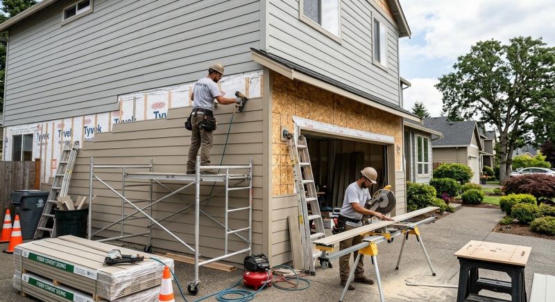 Fiber Siding Installation in Steep Falls, ME