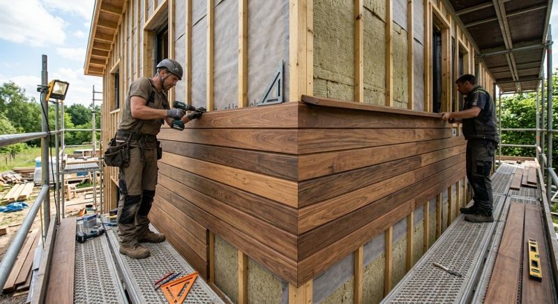 Hardwood Siding Installation in Cumberland Center, ME