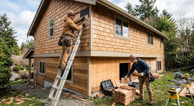 Hardwood Siding Installation in Kennebunkport, ME