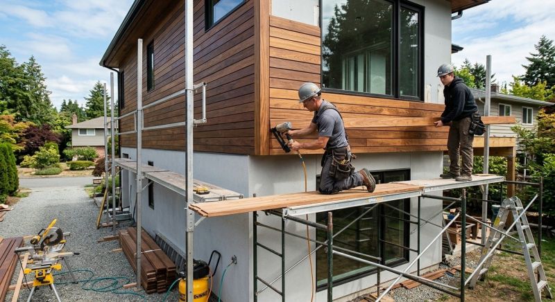 Hardwood Siding Installation in North Yarmouth, ME