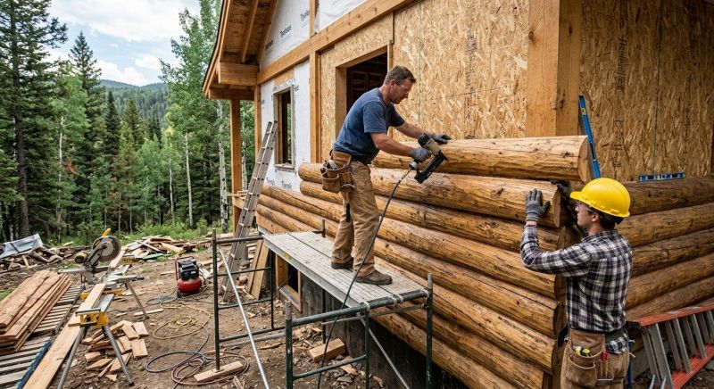 Log Siding Installation in Cape Neddick, ME