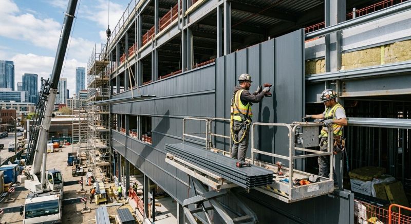 Metal Cladding Installation in Saco, ME