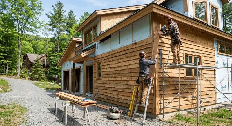 Rustic Siding Installation in Saco, ME