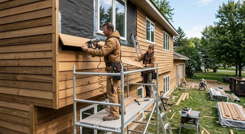 Rustic Siding Installation in Saco, ME