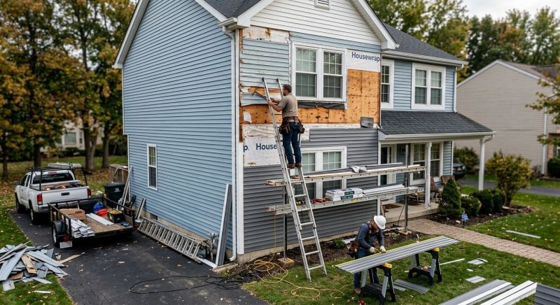 Siding Replacement in Long Island, ME