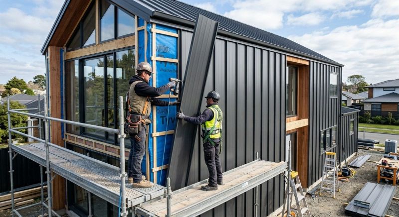Steel Cladding Installation in Saco, ME