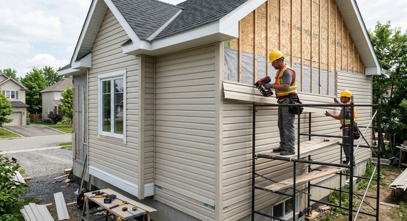 Synthetic Siding Installation in Saco, ME