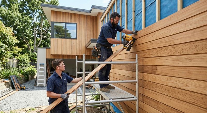 Wood Cladding Installation in Cumberland Center, ME