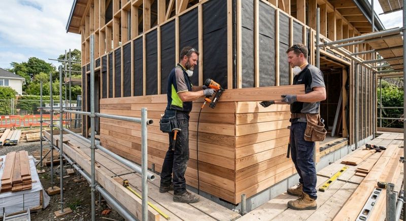 Wood Cladding Installation in Kennebunk, ME