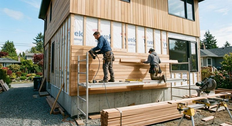 Wood Cladding Installation in North Berwick, ME