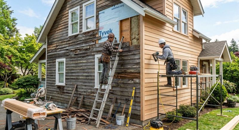 Wood Siding Installation in York County, ME