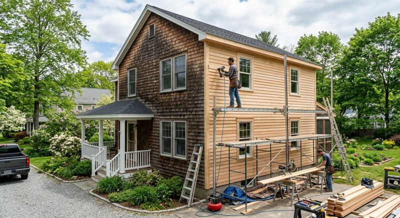 Wood Siding Replacement in Yarmouth, ME